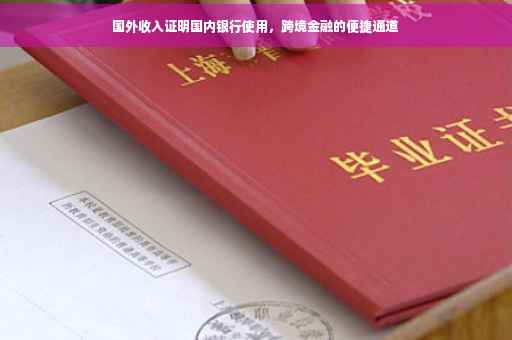 国外收入证明国内银行使用，跨境金融的便捷通道