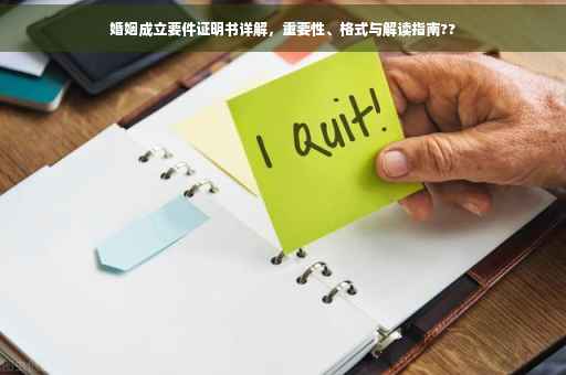 婚姻成立要件证明书详解，重要性、格式与解读指南??