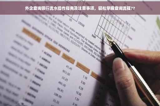外企查询银行流水操作指南及注意事项，轻松掌握查询流程??