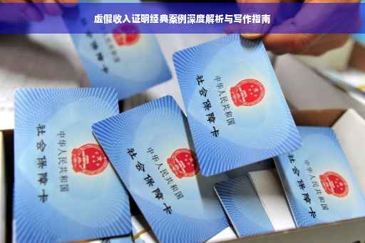 虚假收入证明经典案例深度解析与写作指南