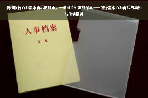 揭秘银行百万流水背后的故事，一张图片引发的深思——银行流水百万背后的真相与价值探讨