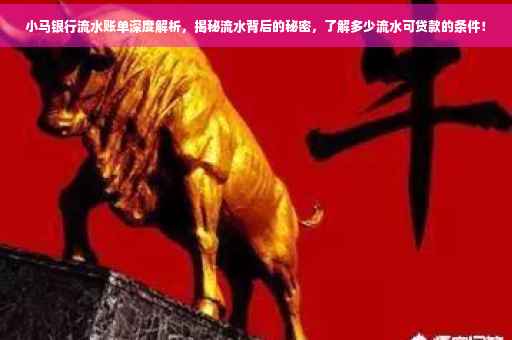 小马银行流水账单深度解析，揭秘流水背后的秘密，了解多少流水可贷款的条件！