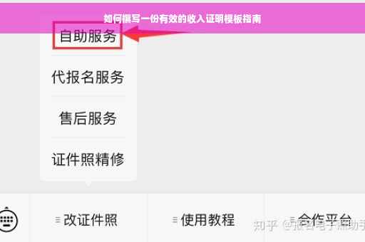 如何撰写一份有效的收入证明模板指南