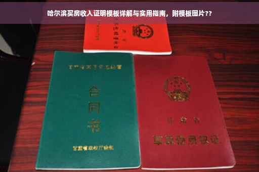 哈尔滨买房收入证明模板详解与实用指南，附模板图片??