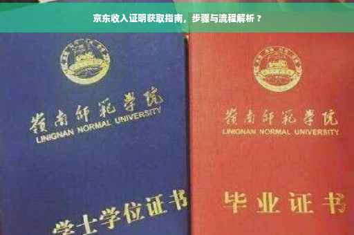 京东收入证明获取指南，步骤与流程解析 ?