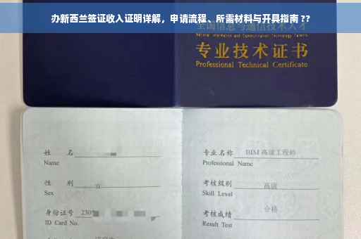 办新西兰签证收入证明详解，申请流程、所需材料与开具指南 ??