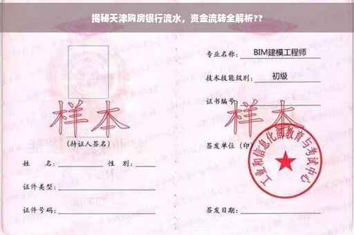 揭秘天津购房银行流水，资金流转全解析??