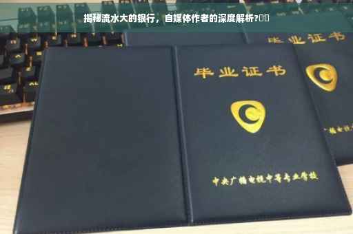 揭秘流水大的银行，自媒体作者的深度解析?⚡️