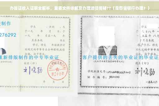 办签证收入证明全解析，重要文件详解及办理途径揭秘??（是否需银行办理？）