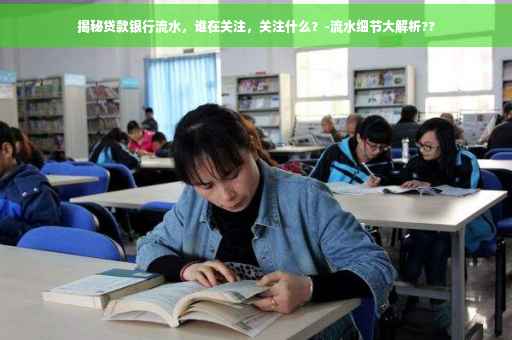 揭秘贷款银行流水，谁在关注，关注什么？-流水细节大解析??