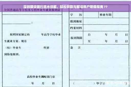 深圳建设银行流水详解，轻松获取与解读账户明细指南 ??