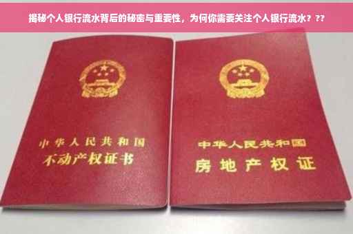 揭秘个人银行流水背后的秘密与重要性，为何你需要关注个人银行流水？??