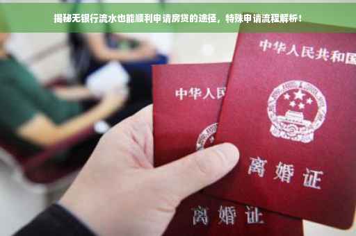 揭秘无银行流水也能顺利申请房贷的途径，特殊申请流程解析！