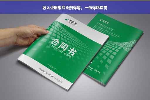 收入证明编写比例详解，一份详尽指南