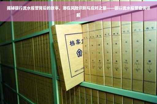 揭秘银行流水报警背后的故事，潜在风险识别与应对之策——银行流水报警查询详解