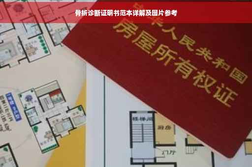 骨折诊断证明书范本详解及图片参考