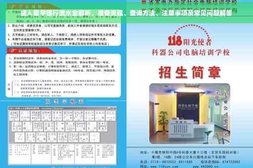 成人留学银行流水全解析，准备流程、查询方法、注意事项及常见问题解答