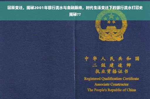 回顾变迁，揭秘2001年银行流水与金融脉络，时代生活变迁下的银行流水打印史揭秘??