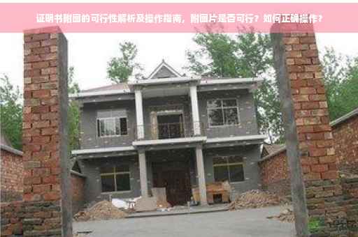 证明书附图的可行性解析及操作指南，附图片是否可行？如何正确操作？