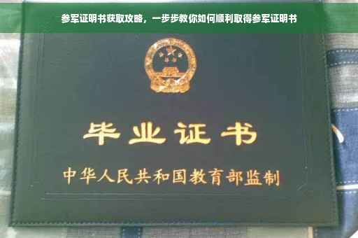 参军证明书获取攻略，一步步教你如何顺利取得参军证明书