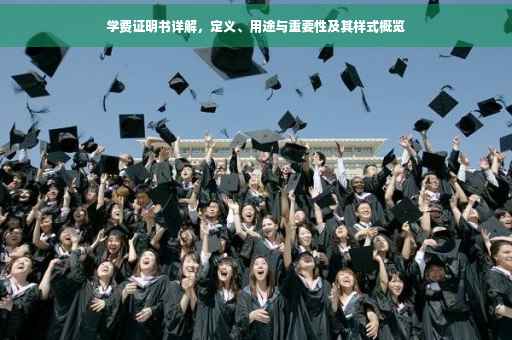 学费证明书详解，定义、用途与重要性及其样式概览