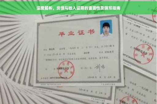深度解析，负债与收入证明的重要性及撰写指南