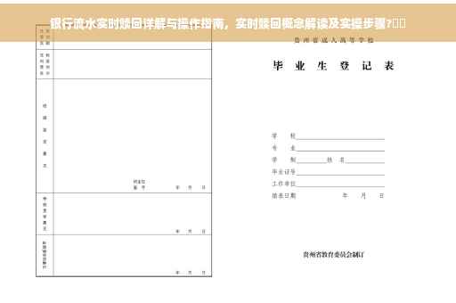 银行流水实时赎回详解与操作指南，实时赎回概念解读及实操步骤?⚡️