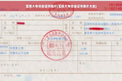 军校大专毕业证书图片(军校大专毕业证书图片大全)