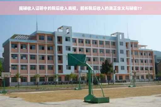 揭秘收入证明中的税后收入真相，解析税后收入的真正含义与秘密??