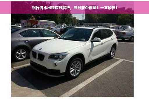 银行流水出错应对解析，当月能否调整？一文读懂！