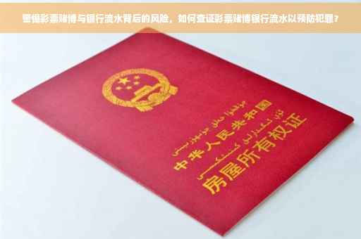 警惕彩票赌博与银行流水背后的风险，如何查证彩票赌博银行流水以预防犯罪？
