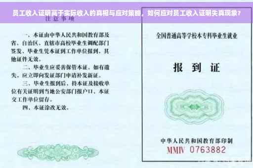 员工收入证明高于实际收入的真相与应对策略，如何应对员工收入证明失真现象？