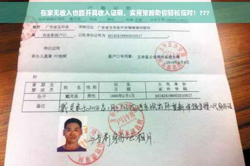 在家无收入也能开具收入证明，实用策略助你轻松应对！???