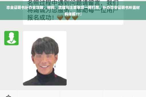 毕业证明书补办全攻略，材料、流程与注意事项一网打尽，补办毕业证明书所需材料详解??✨
