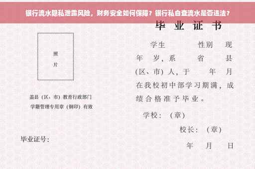 银行流水隐私泄露风险，财务安全如何保障？银行私自查流水是否违法？