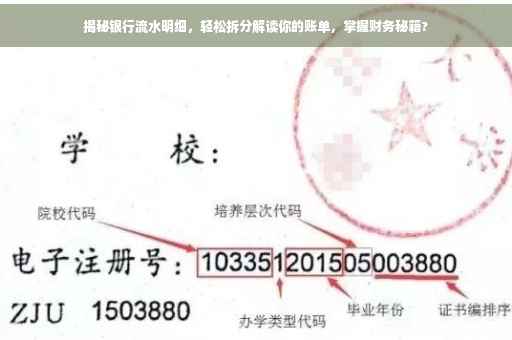 揭秘银行流水明细，轻松拆分解读你的账单，掌握财务秘籍?