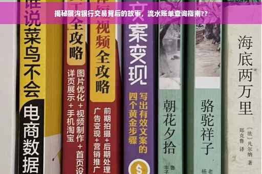 揭秘展沟银行交易背后的故事，流水账单查询指南??