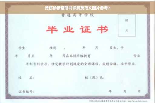 烫伤诊断证明书详解及范文图片参考?