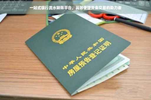 一站式银行流水转账平台，高效便捷资金交易的助力者