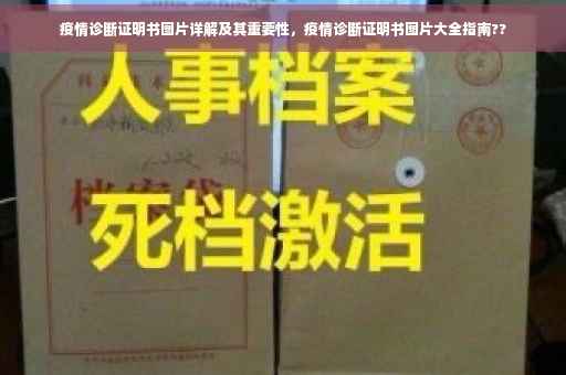疫情诊断证明书图片详解及其重要性，疫情诊断证明书图片大全指南??