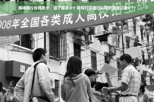 揭秘银行合格流水，你了解多少？如何打印银行认同的流水记录？??