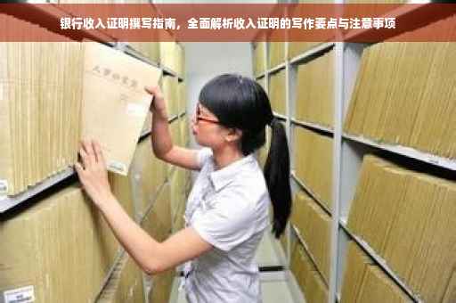 银行收入证明撰写指南，全面解析收入证明的写作要点与注意事项