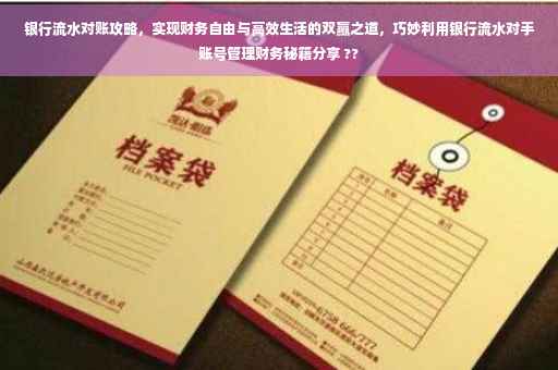 银行流水对账攻略，实现财务自由与高效生活的双赢之道，巧妙利用银行流水对手账号管理财务秘籍分享 ??