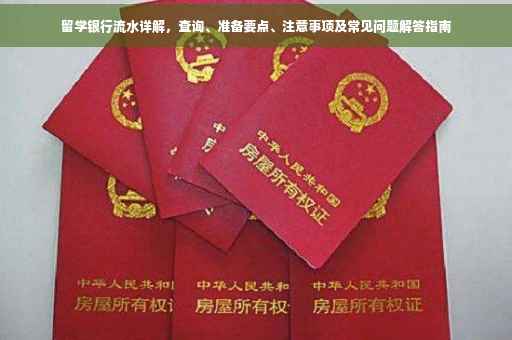 留学银行流水详解，查询、准备要点、注意事项及常见问题解答指南