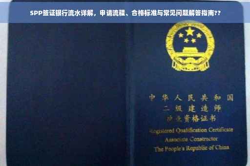 SPP签证银行流水详解，申请流程、合格标准与常见问题解答指南??