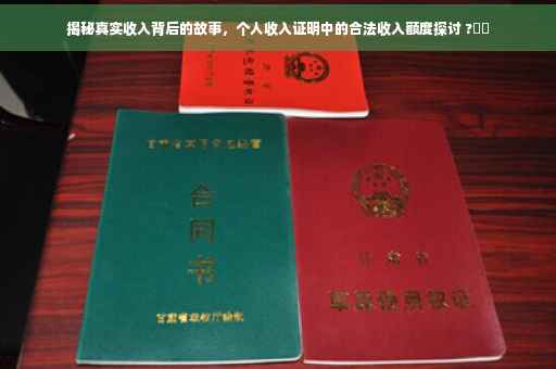 揭秘真实收入背后的故事，个人收入证明中的合法收入额度探讨 ?⚡️