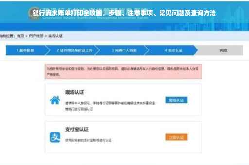 银行流水账单打印全攻略，步骤、注意事项、常见问题及查询方法