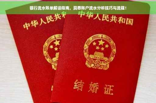 银行流水账单解读指南，洞悉账户流水分析技巧与流程！