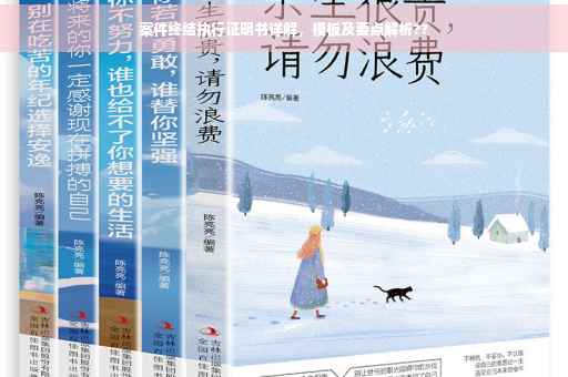 案件终结执行证明书详解，模板及要点解析??
