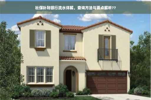 社保补贴银行流水详解，查询方法与要点解析??